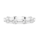 Round Pave Lab Grown Diamond Wedding Band
