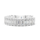 Emerald Eternity Lab Grown Diamond Wedding Band