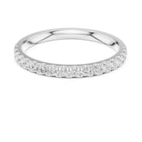 Round Half-Eternity Lab Grown Diamond Wedding Band