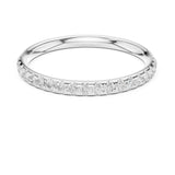 Round Pave Lab Grown Diamond Wedding Band