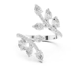 Pear Cluster Lab Grown Diamond Wedding Band