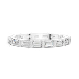 Emerald Eternity Lab Grown Diamond Wedding Band