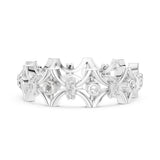 Round Pave Lab Grown Diamond Wedding Band
