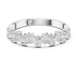 Mixed Cluster Lab Grown Diamond Wedding Band