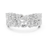 Marquise & Round Eternity Lab Grown Diamond Wedding Band