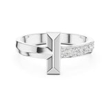 Round Pave Lab Grown Diamond Wedding Band