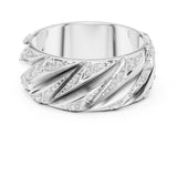 Round Twisted Lab Grown Diamond Wedding Band