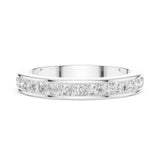 Round Channel Lab Grown Diamond Wedding Band