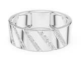 Round Channel Lab Grown Diamond Wedding Band