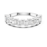 Emerald Eternity Lab Grown Diamond Wedding Band