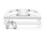 Marquise Pave Lab Grown Diamond Wedding Band