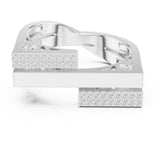 Round Pave Lab Grown Diamond Wedding Band