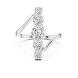 Round Half-Eternity Lab Grown Diamond Wedding Band
