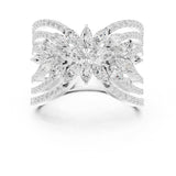 Marquise Cluster Lab Grown Diamond Wedding Band