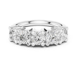 Round Half-Eternity Lab Grown Diamond Wedding Band