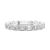 Emerald Eternity Lab Grown Diamond Wedding Band