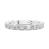 Emerald Eternity Lab Grown Diamond Wedding Band