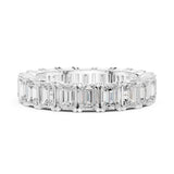 Emerald Eternity Lab Grown Diamond Wedding Band